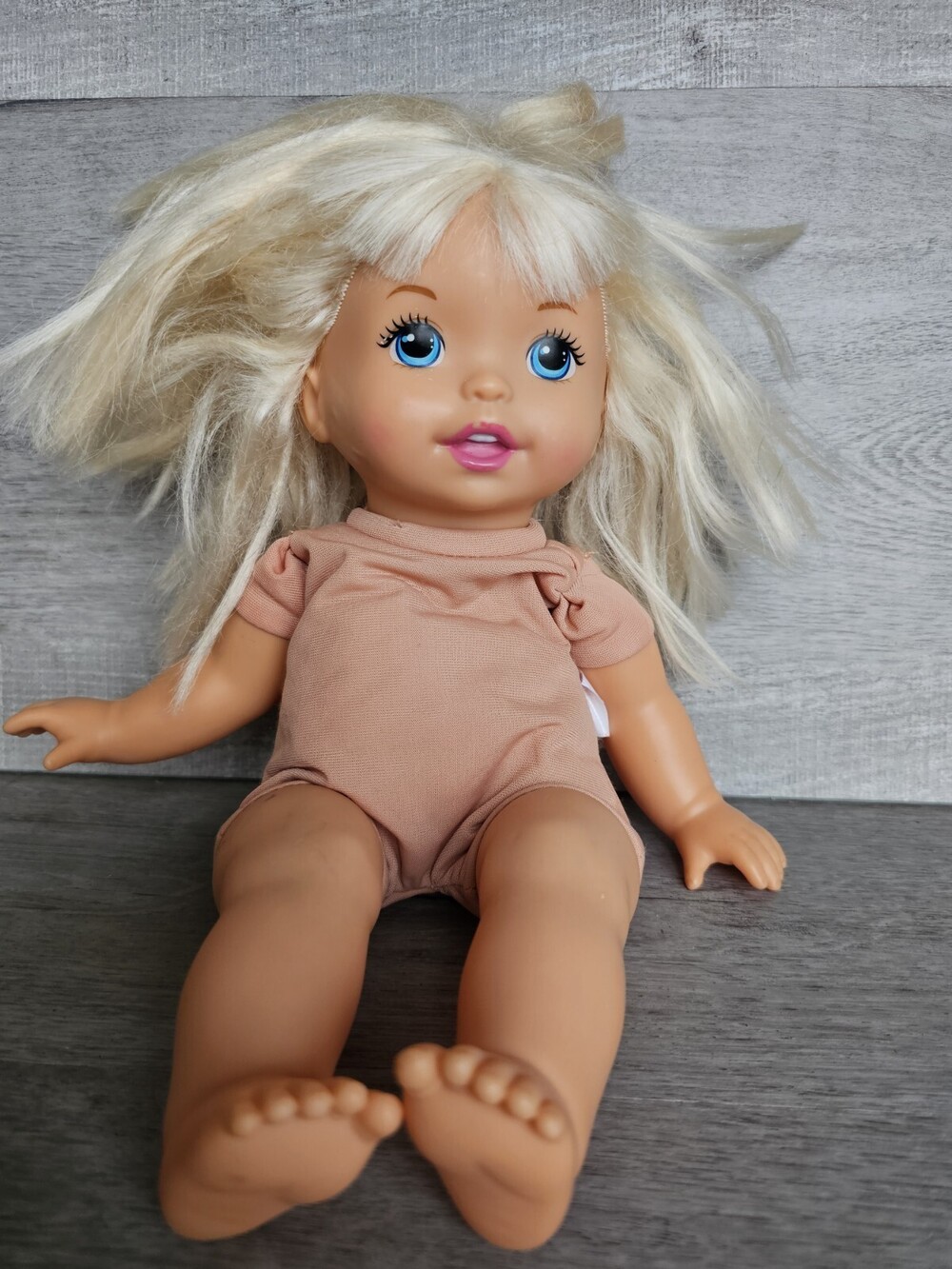 Mattel Little Mommy Doll Sweet As Me 2011 Fisher Price Blonde Hair Blue Eyes